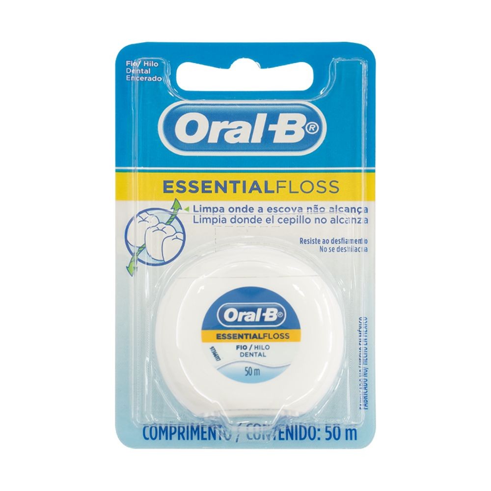 Oral-B Hilo dental esencial encerado - cada uno, paquete de 2